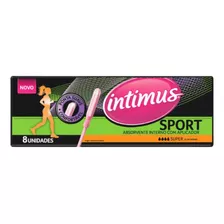 Absorvente Interno Intimus Sports Super C/aplicador - 8 Und