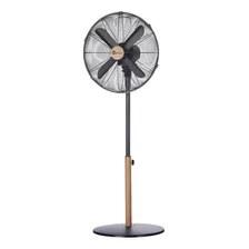 Ventilador Pedestal Kendal 16 60w Kzf-1616 Metal Madera Neg