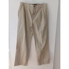 Pantalon De Hombre Beige Talla 33×30 Saks Fifth Avenue Usado