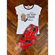 Pijama Netflix - Stitch - Simpsons - Greys Anatomy - Mujer Maravilla - Palta - Forky Y Mas