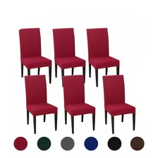 6 Funda Para Sillas Comedor Funda Elastica Para Silla 