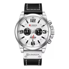 Reloj De Cuarzo Para Hombre Con Correa De Cuero #8314