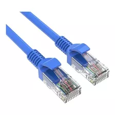 Cable De Red Utp Ampxl Patch Cord Azul Cat6 10m 24awg Certi
