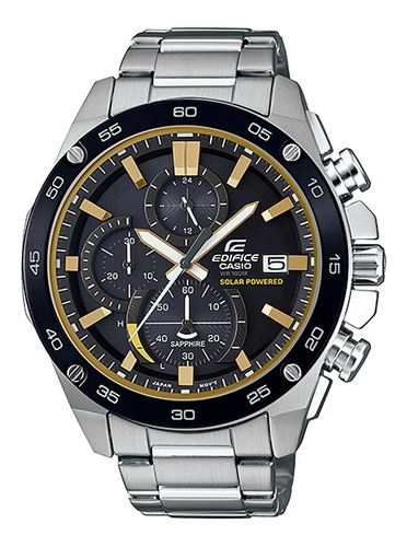 Reloj Casio Edifice Zafiro Solar Efs-s500db-1bv En Stock