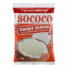 Coco Ralado Úmido E Adoçado 1kg Sococo