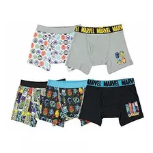 Pacote Com 5 Cuecas Boxer Marvel Boys Little Avengers, Média