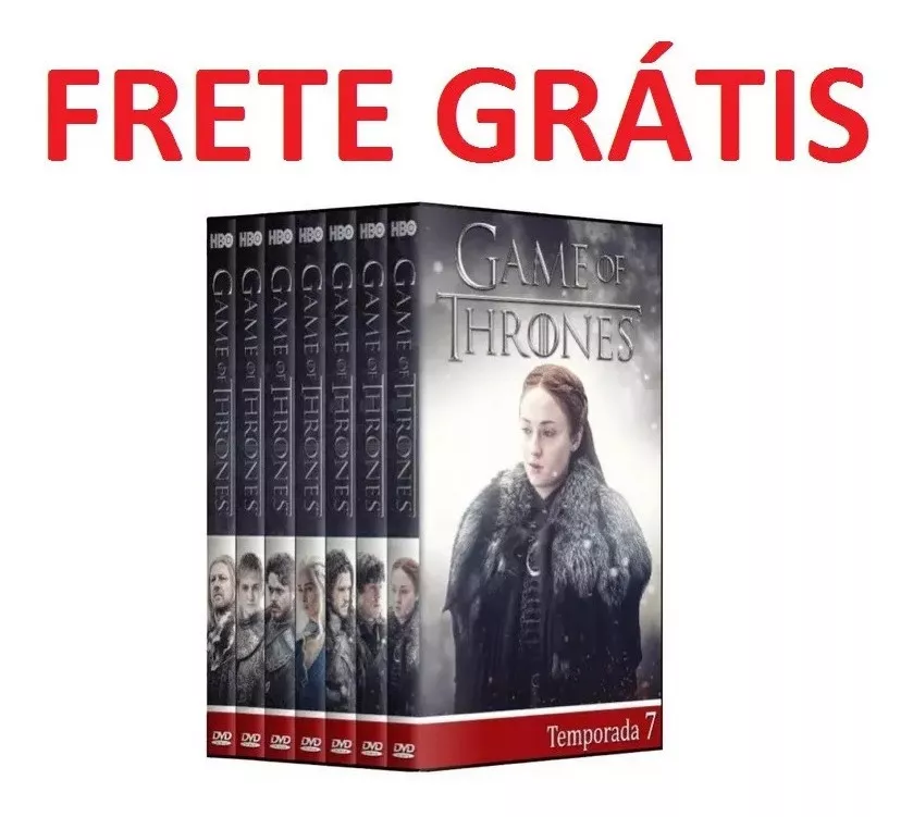 Box Dvd Game Of Thrones Completa Frete Grátis