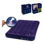 Colchão Inflável Mor Colchão, Inflavel Casal Cor Azul-turquesa Hasta 160kg De 137cm X 191cm X 22cm