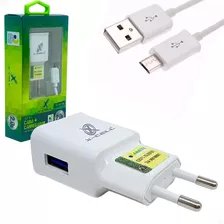 Carregador + Cabo 1m Micro Usb V8 2.0a Homologado Anatel