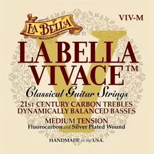 Encordado Guitarra Clásica La Bella Vivace T.media Vivm Usa