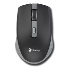 Mouse Nextep Inalámbrico Recargable 1600dpi Óptico Neg /vc Color Negro