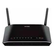 Modem Roteador Com Wifi D-link Dsl-2740e Preto