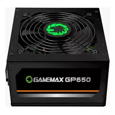 Fonte De Alimentação Gamemax Gp 650w 80 Plus Bronze Preto