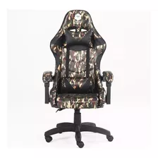 Silla De Escritorio Gamer Dooku Kanji 328t-ca Camuflada