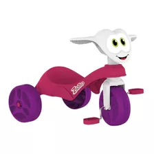 Triciclo Infantil Zootico Colorido Com Adesivos Bandeirante
