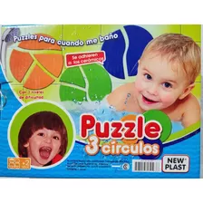 Puzzle 3 Círculos-new Plast +2 Años-3 Niveles De Dificultad