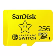 Tarjeta Sandisk Sdsqxao-256g-anczn Nintendo Switch 256gb