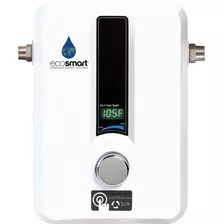 Calentador De Agua Ecosmart, Blanco, Eléctrico, Sin Tanque