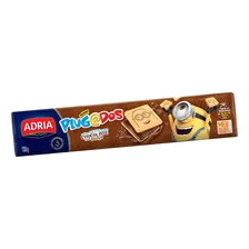 Biscoito Plugados Recheado Chocolate Adria - Kit 6 Unidades