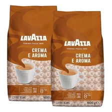 Cafe En Grano Lavazza Crema E Aroma 1 Kg. Pack X2