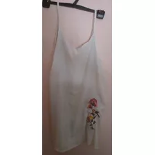 Vestido Bordado A Mano De Flores