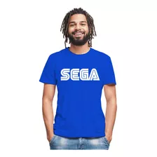 Camiseta Azul Sega Logo 4342