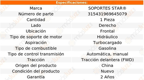 1) Soporte Motor Del Der C30 5 Cil 2.5l Aut, Std Turbo 07/13 Foto 2