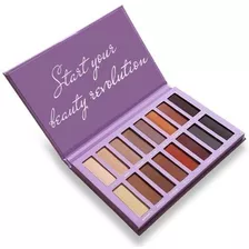 Mejor Paleta De Sombras De Ojos Pro Mate 16 Colores De Sombr