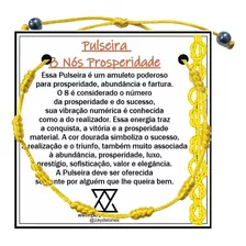 Pulseira 8 Nós Prosperidade Kabbalah C/ Hematita - Ajustável