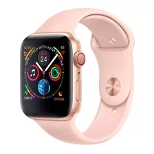 Smartwatch Iwx8 X8 1.65 Com Caixa 44mm Rosa, Pulseira Rosa