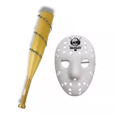 Taco Baseball Pânico Halloween Arame Farpado + Mascara Jason