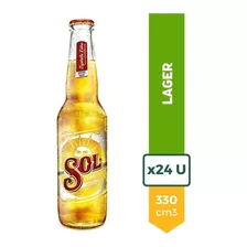 Cerveza Sol Rubia 330ml Porron Pack X24 La Barra Oferta