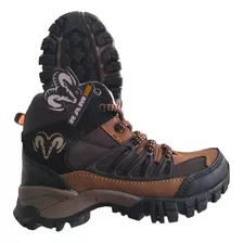 Bota Botin Tactica Casual Aventura Para Niño Ram Explorador