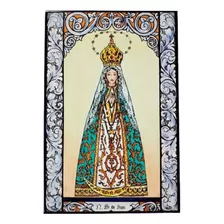 Mayólica De Cerámica - Virgen De Itatí - 20 X 30 Cm