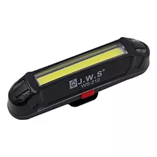 Lanterna Traseira Bike Usb Led 2 Cores Sinalizador 5 Modos