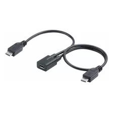 Electop Micro Usb Hembra A 2 Micro Usb Cable Divisor Macho