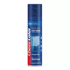 Tinta Spray Uso Geral Chemicolor Azul Escuro 400ml 