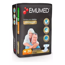 Pañales Para Adultos Emumed Premium Mediano X 20 u