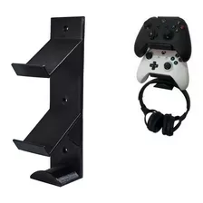 Suporte Controle Ps4 Xbox One Ps5 Pc Ps3 Headset De Parede