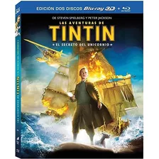 Blu Ray Las Aventuras De Tintin 3d (2 Discos)
