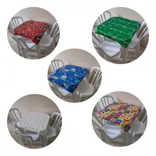 Toalha Perolizada Infantil 78x78 10 Folhas Camp Festas