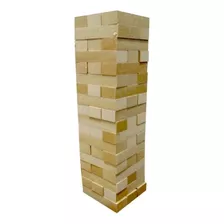 Jogo Caiu Perdeu Torre Madeira Equilíbrio Brinquedo Pro