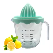 Exprimidor Manual Frutas Naranja Limon Con Jarra Medidora