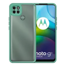  Funda Acrigel Contorno Color Uso Rudo Para Moto G9 Power