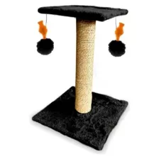 Arranhador Para Gato Poste Com Brinquedo Gato Duplo Premium