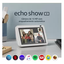 Echo Show 8 (2ª Geraçâo, Versão 2021), Com Alexa, Branca