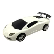 Carrinho De Controle Remoto Super Esportivo Carro Brinquedo Cor Lamborguini Branca