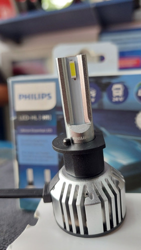 Philips Led H1 Ultinon Essential 200% + Luz 6500k Lupas  Foto 6