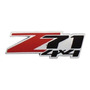 Par De Emblemas Laterales Chevrolet Z71 4x4 Cromados 
