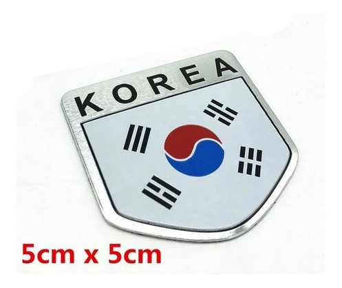 Emblema Korea Para Hyundai Elantra I10 Kia Rio Forte Corea Foto 2